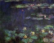 克劳德 莫奈 : Green Reflection-right half